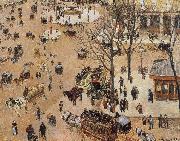Camille Pissarro French Grand Theater Square painting